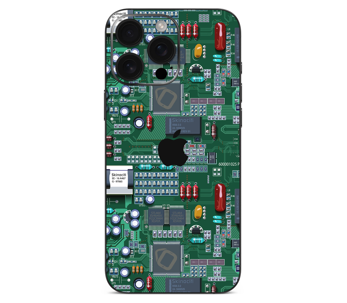 iPhone 16 Pro skin, Terminal, back skin with logo cutout