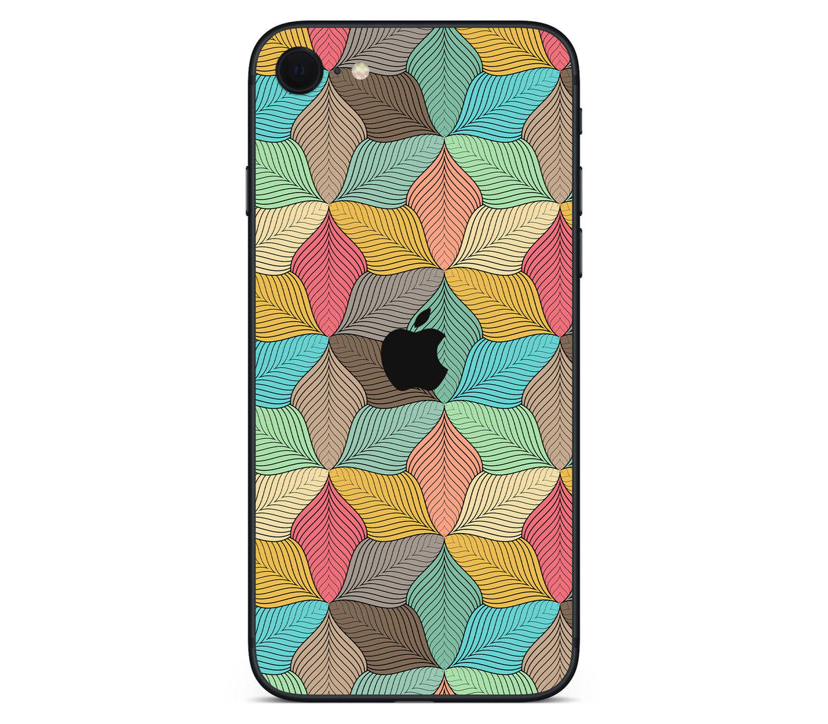 iPhone SE 2022 Gen3 skin, Blossom, back skin with logo cutout