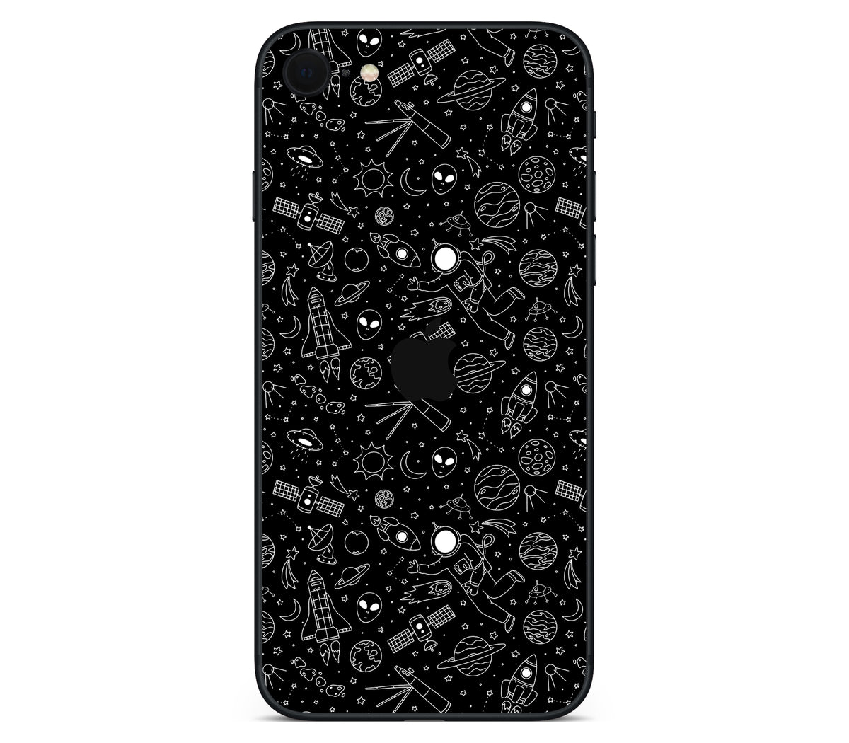 iPhone SE 2022 Gen3 skin, Cygnus, back skin with logo cutout