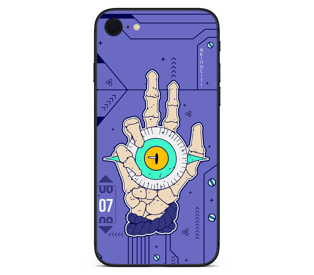 iPhone SE 2022 Gen3 skin, Hypnotic, back skin