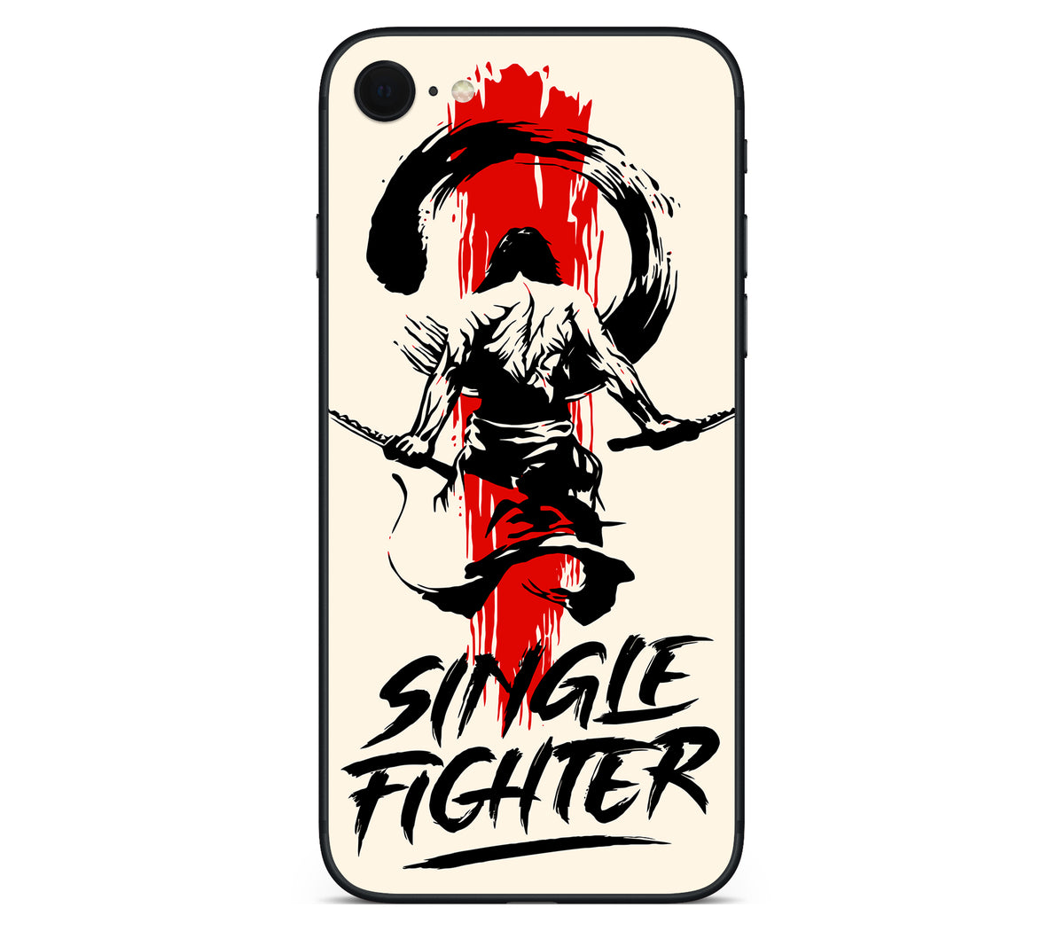 iPhone SE 2022 Gen3 skin, Samurai, back skin