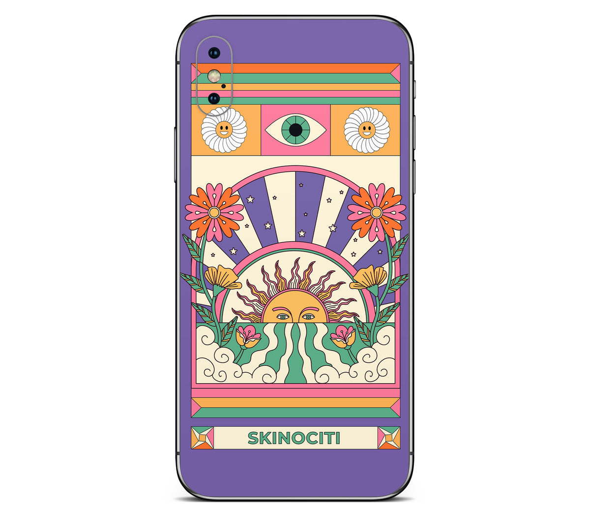 iPhone XS Max skin, Acidic Glare, back skin