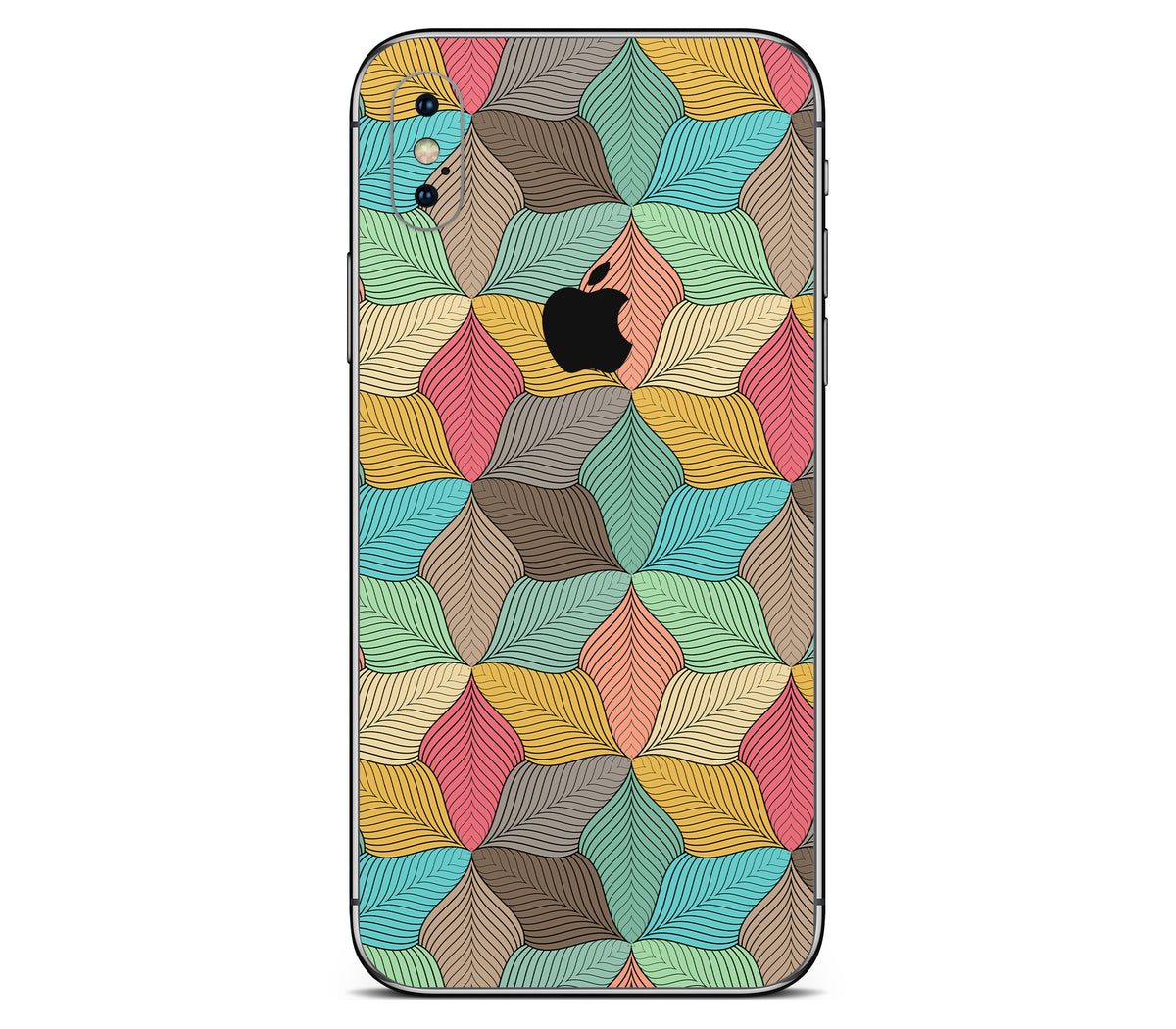 iPhone XS Max skin, Blossom, back skin with logo cutout