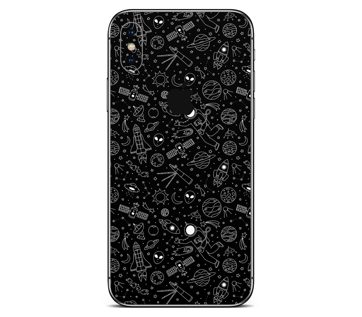 iPhone XS Max skin, Cygnus, back skin with logo cutout
