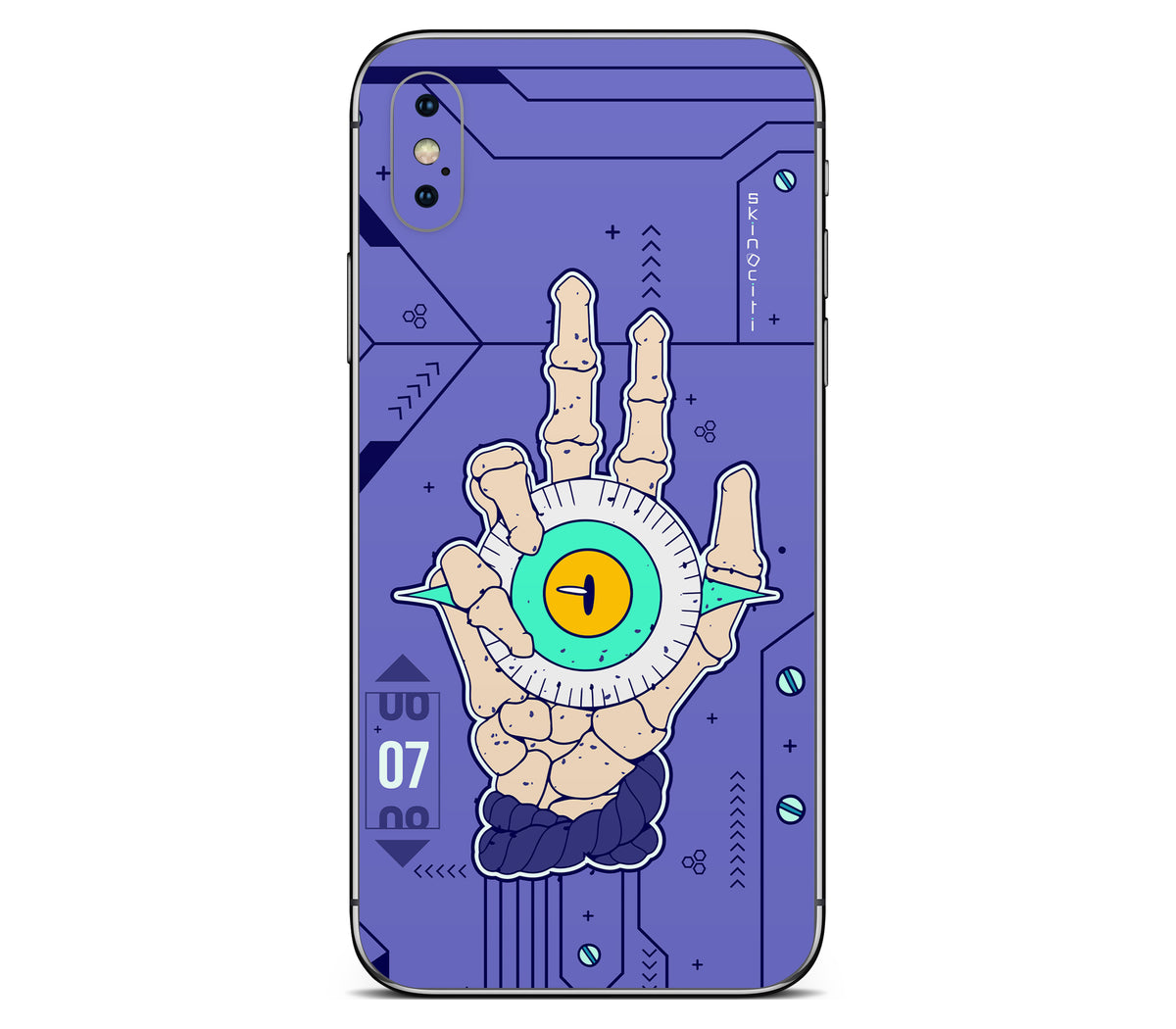 iPhone XS Max skin, Hypnotic, back skin
