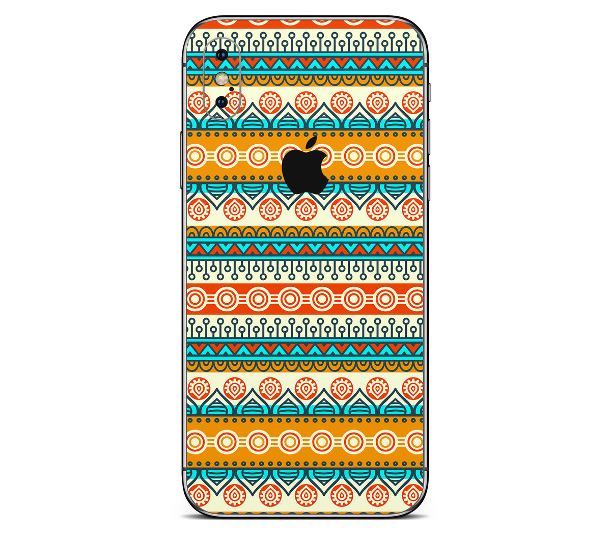 iPhone XS Max skin, Rangoli, back skin with logo cutout