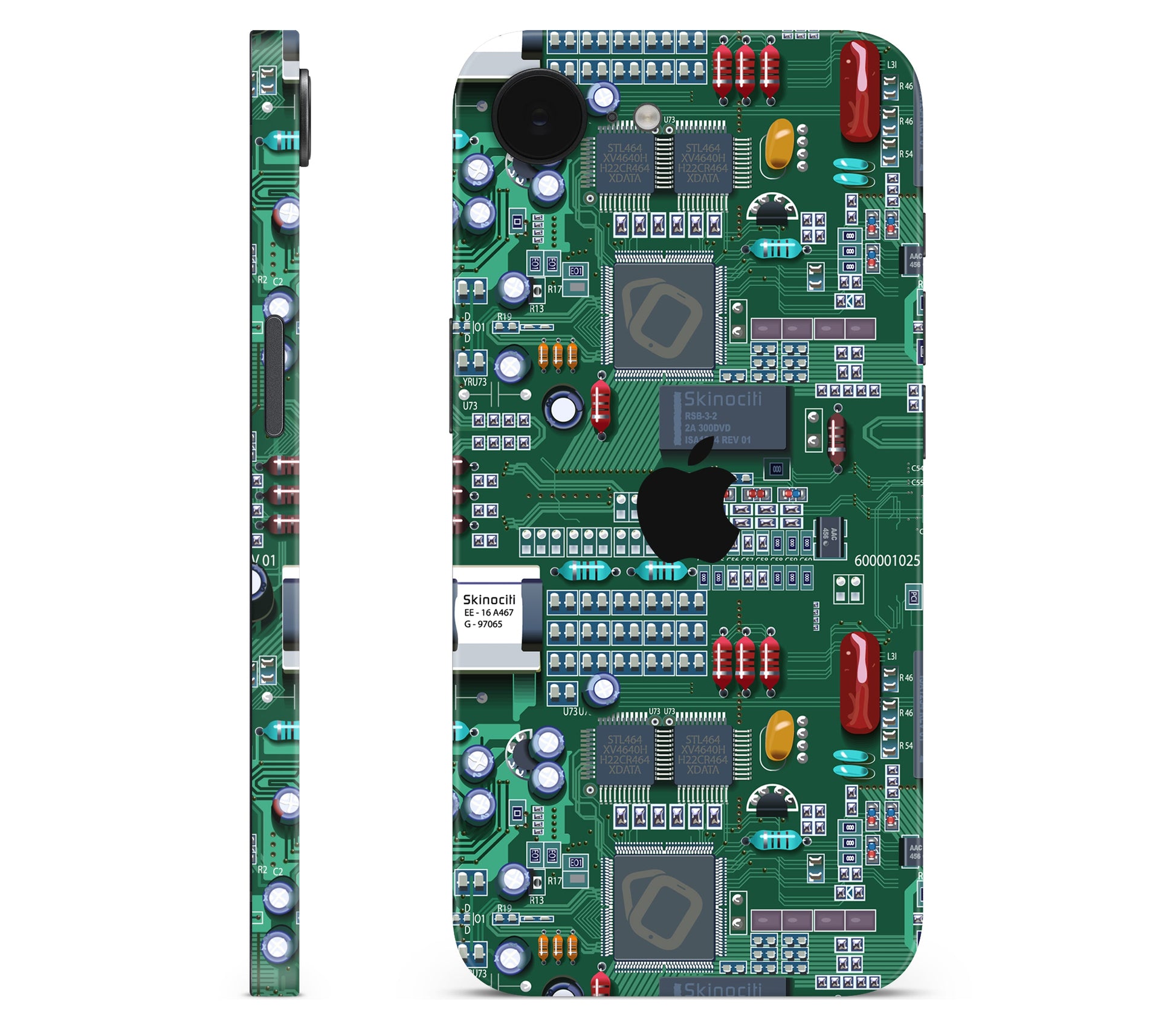 iPhone 17e skin, Terminal, full wrap with logo cutout