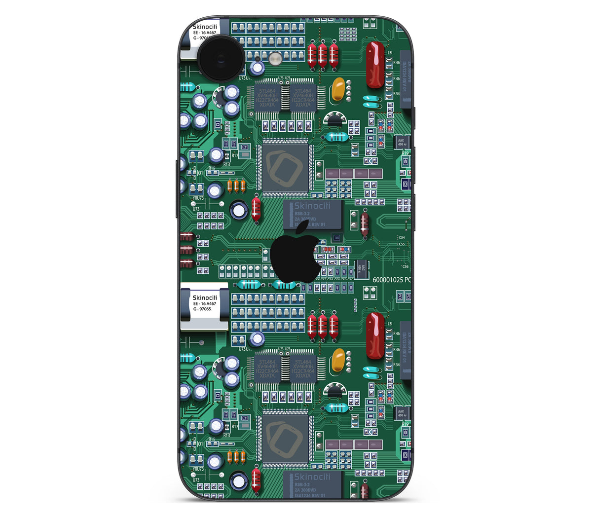 iPhone 17e skin, Terminal, back skin with logo cutout