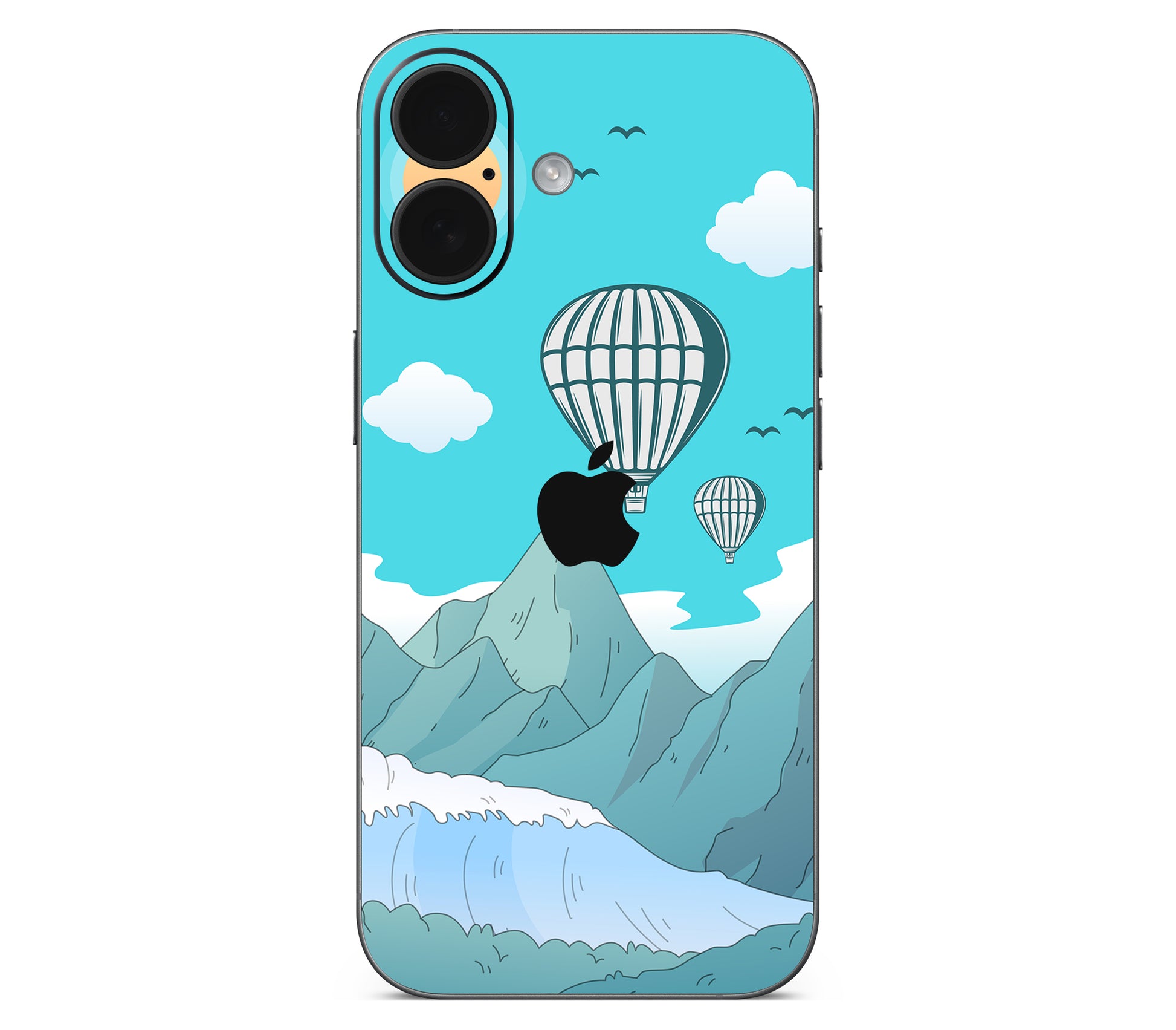 iPhone 17 skin, Altitude Error, back skin with logo cutout