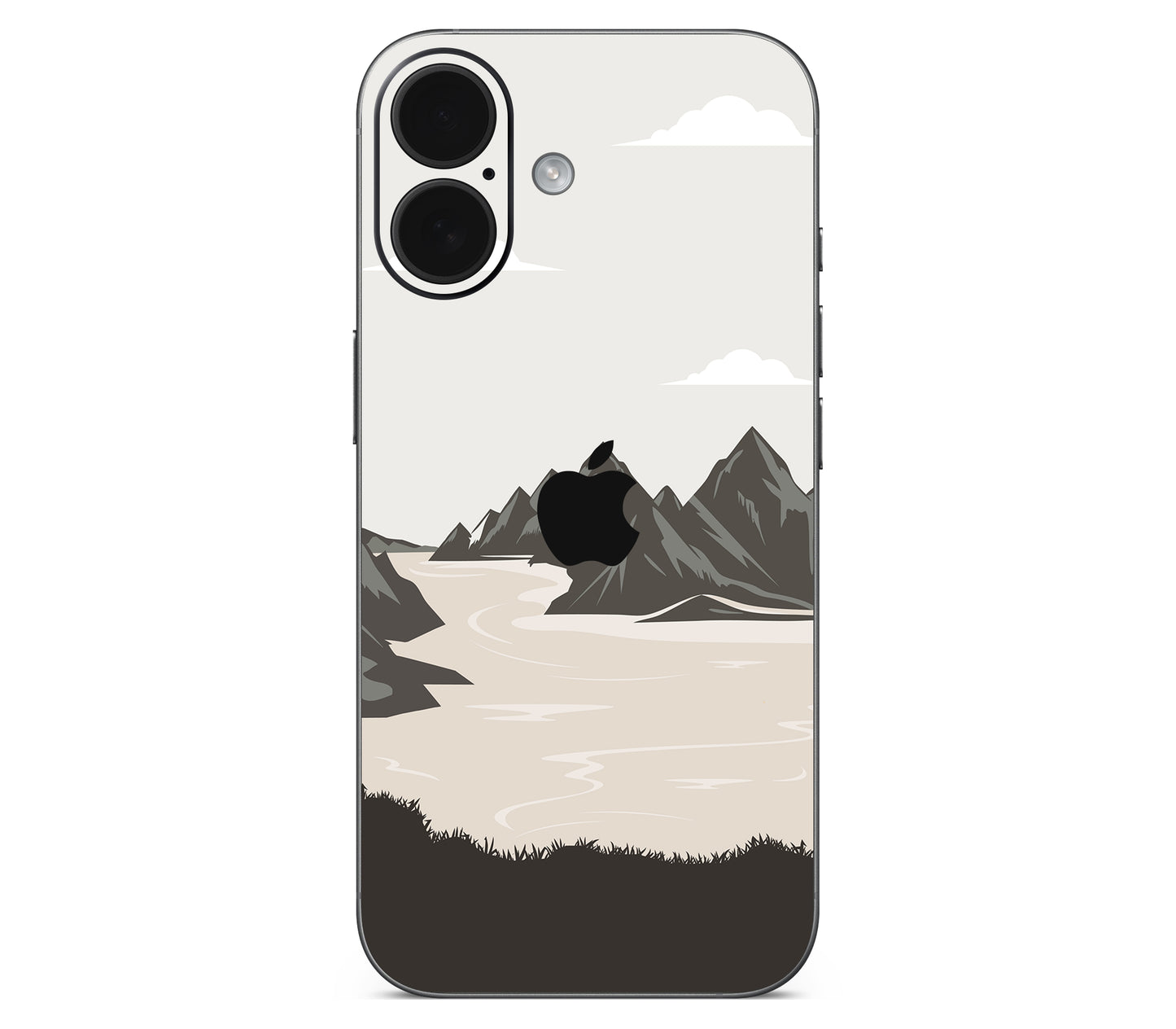 iPhone 17 skin, Dope Valley, back skin with logo cutout