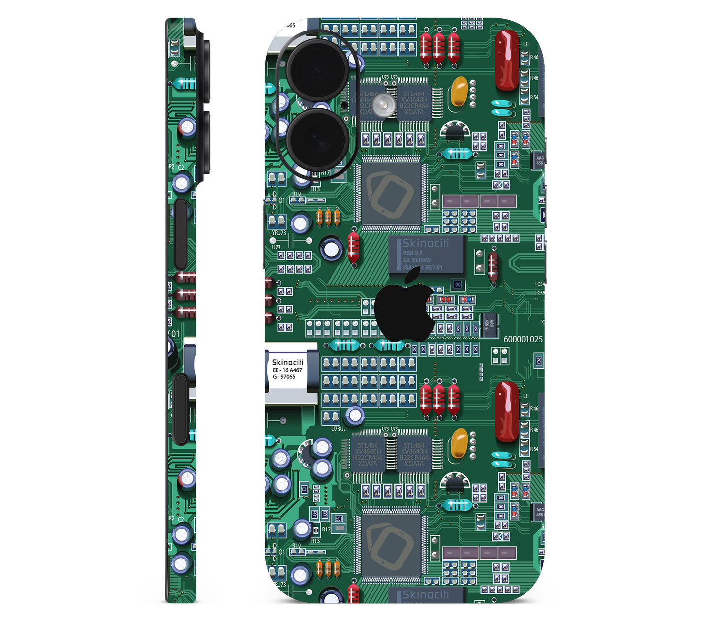 iPhone 17 skin, Terminal, full wrap with logo cutout