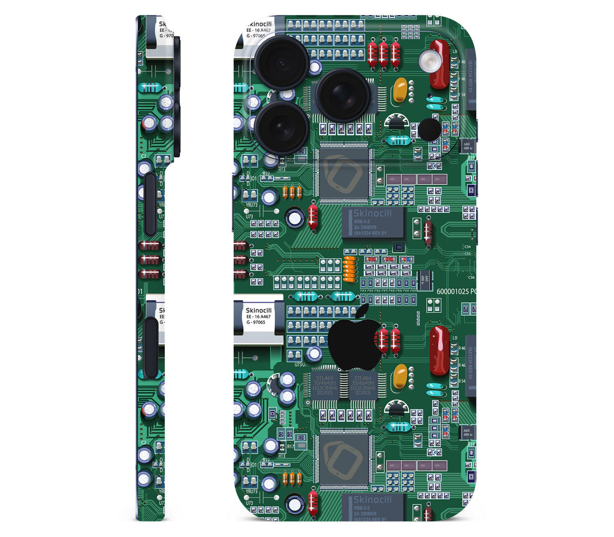 iPhone 18 Pro skin, Terminal, full wrap with logo cutout