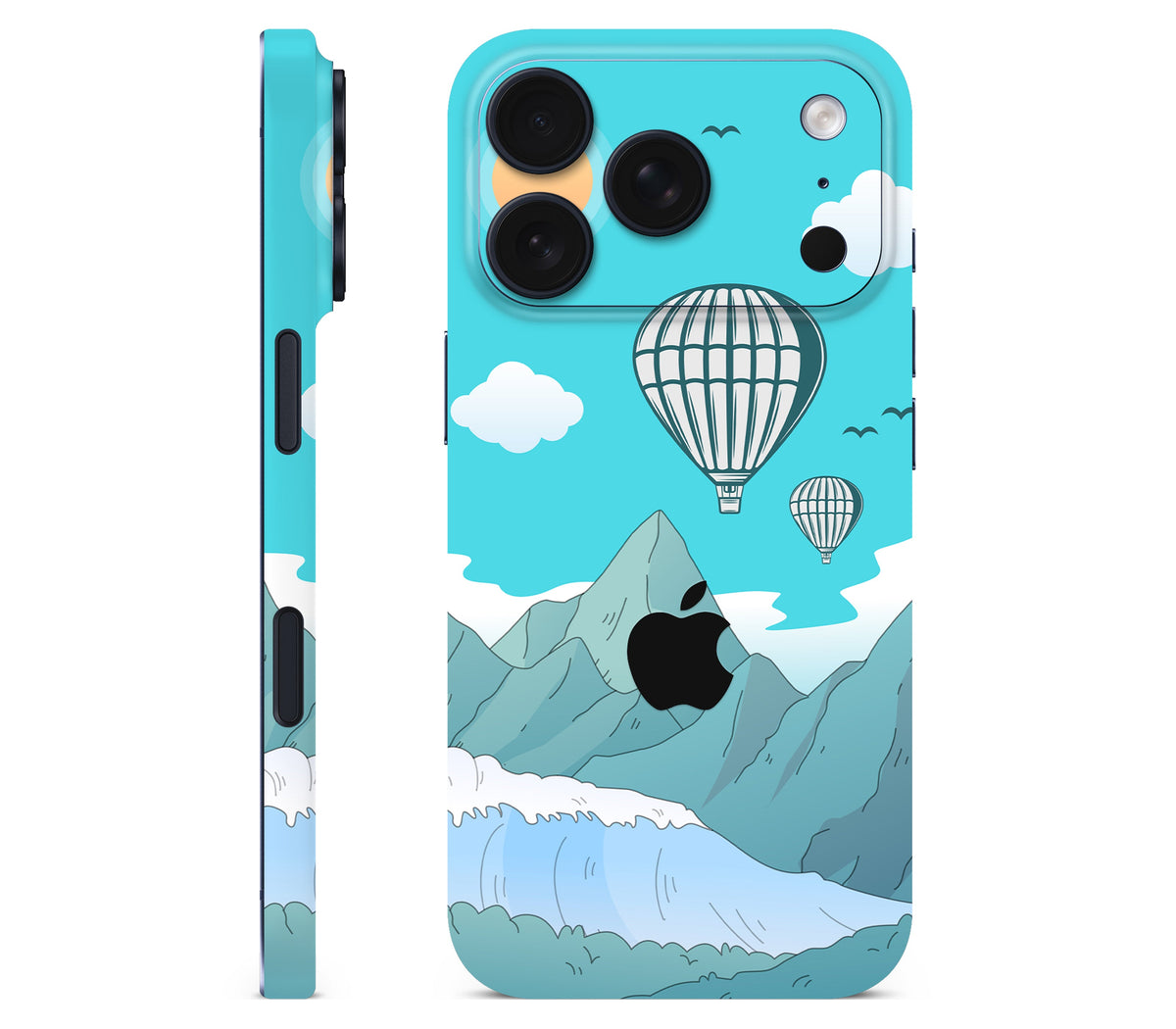 iPhone 18 Pro Max skin, Altitude Error, full wrap with logo cutout