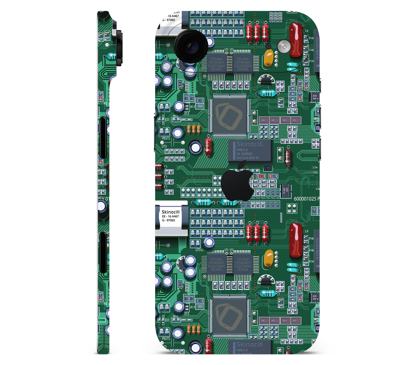 iPhone Air skin, Terminal, full wrap with logo cutout