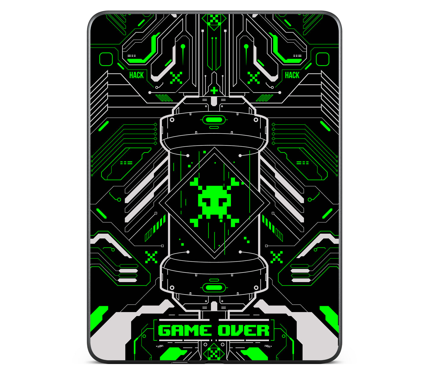 Kindle Colorsoft 2024 skin, Fatal Error (Acid), back skin