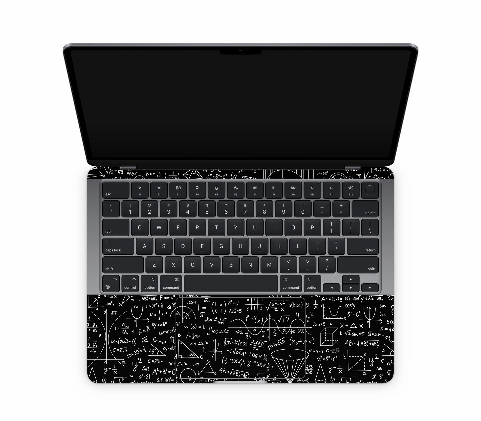 MacBook Air 13" (2012-2017) skin, Math Madness, inside skin
