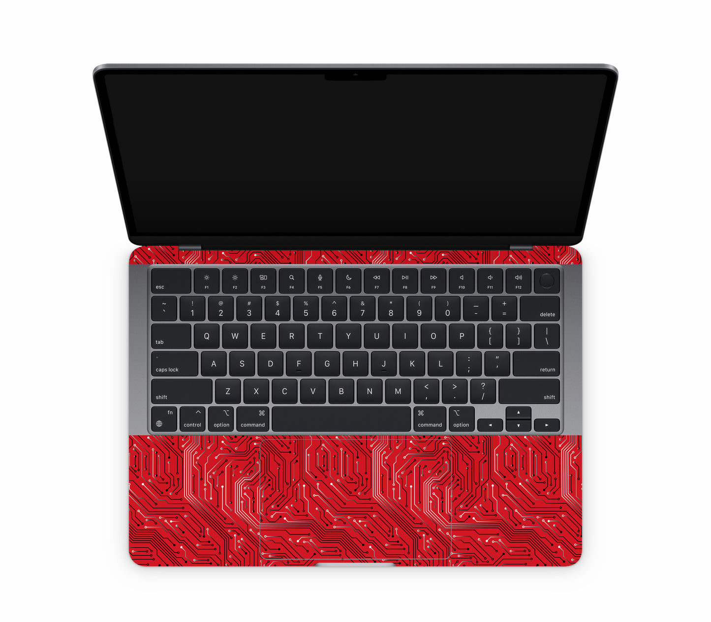 MacBook Air 13" (2012-2017) skin, Redline, inside skin