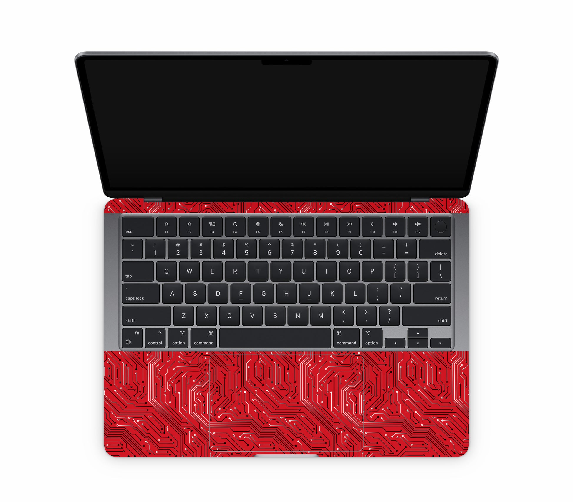 MacBook Air 13" (2012-2017) skin, Redline, inside skin