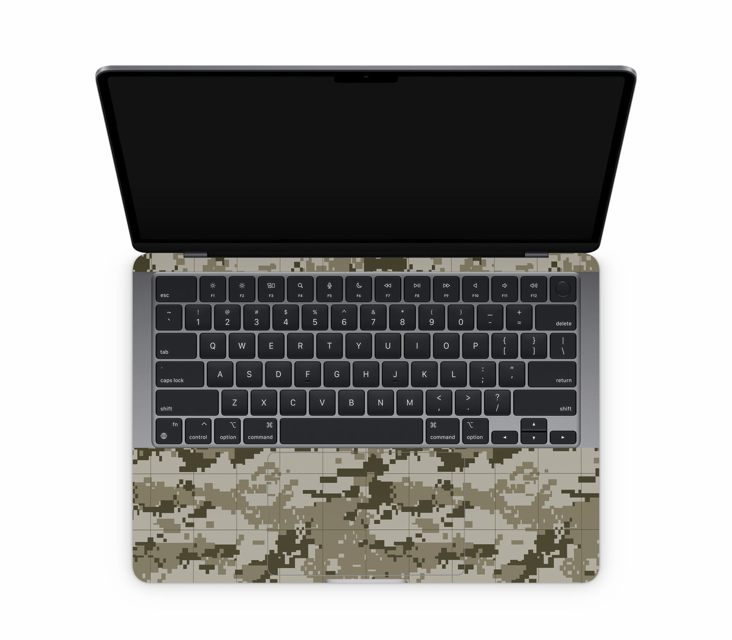 MacBook Air 13" (2012-2017) skin, Stealth Mode, inside skin