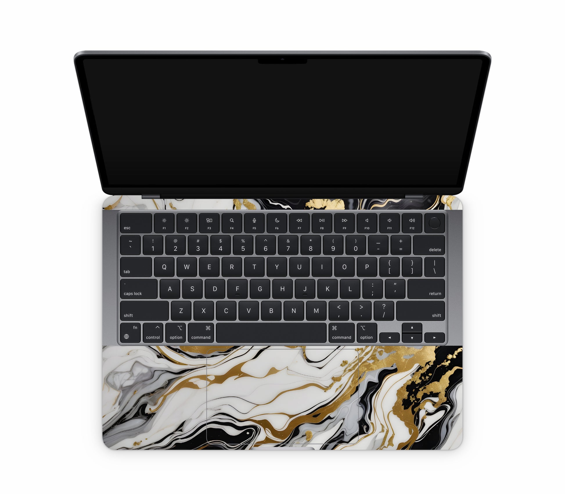 MacBook Air 13" (2022, M2) skin, Gold Flare, inside skin