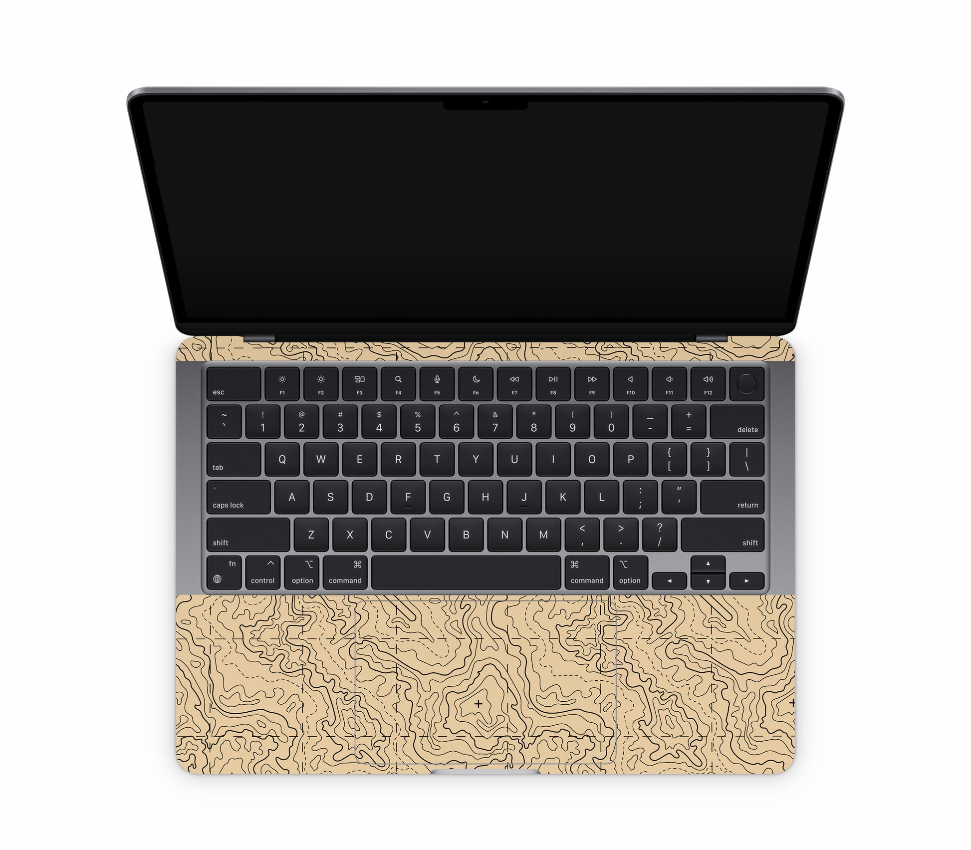 MacBook Air 13" (2022, M2) skin, Lockdown (Sandline), inside skin