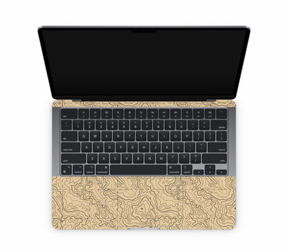 MacBook Air 13" (2022, M2) skin, Lockdown (Sandline), inside skin