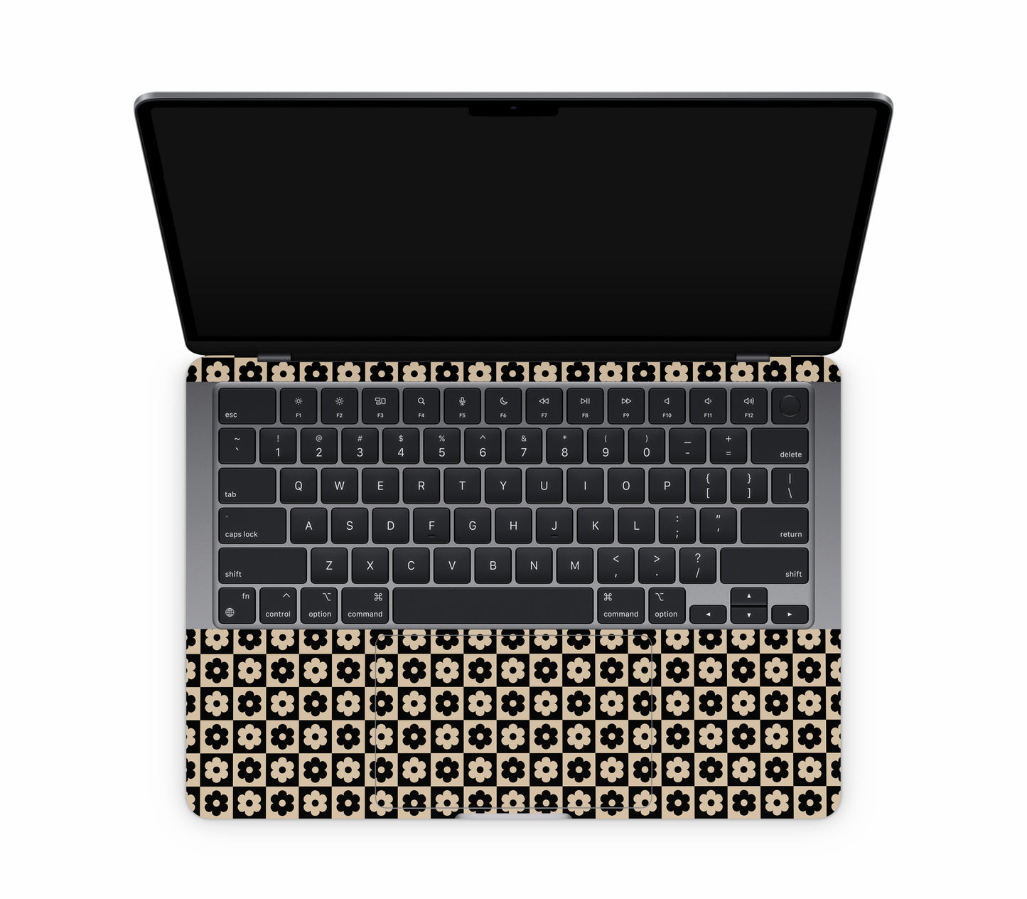 MacBook Air 13" (2024, M3) skin, Floral Grid, inside skin