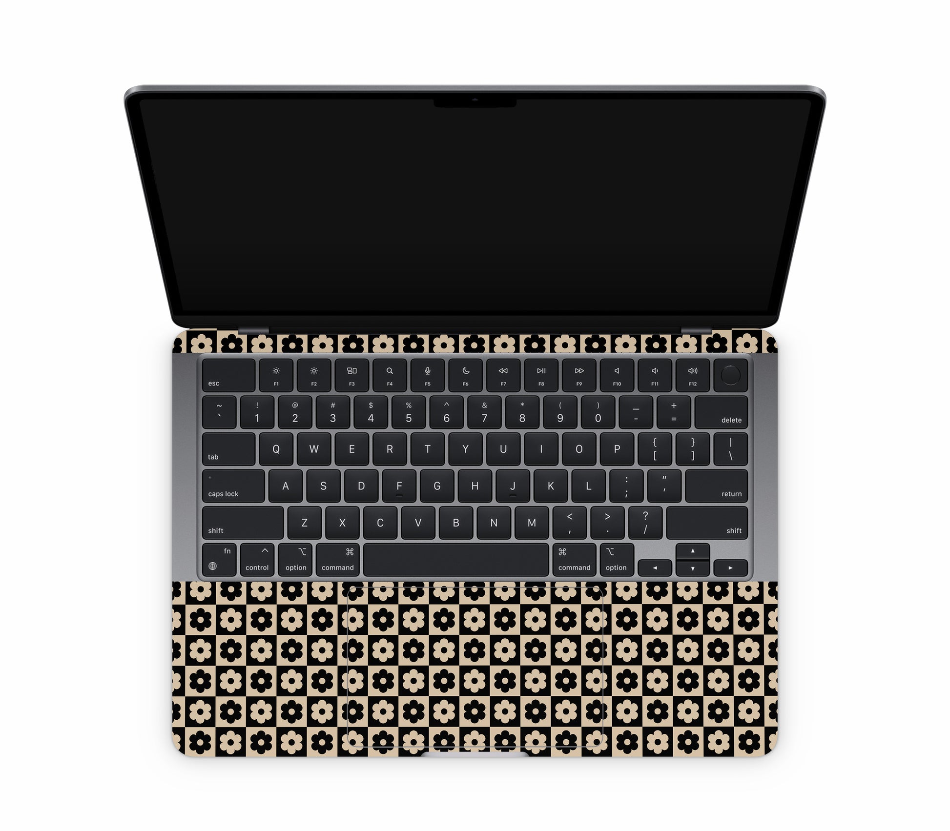MacBook Air 13" (2024, M3) skin, Floral Grid, inside skin