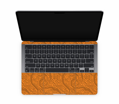 MacBook Air 13" (2024, M3) skin, Pulse Grid, inside skin