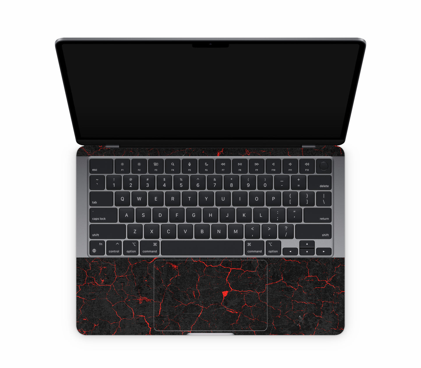 MacBook Air 13" (2025, M4) skin, Hellcrack, inside skin