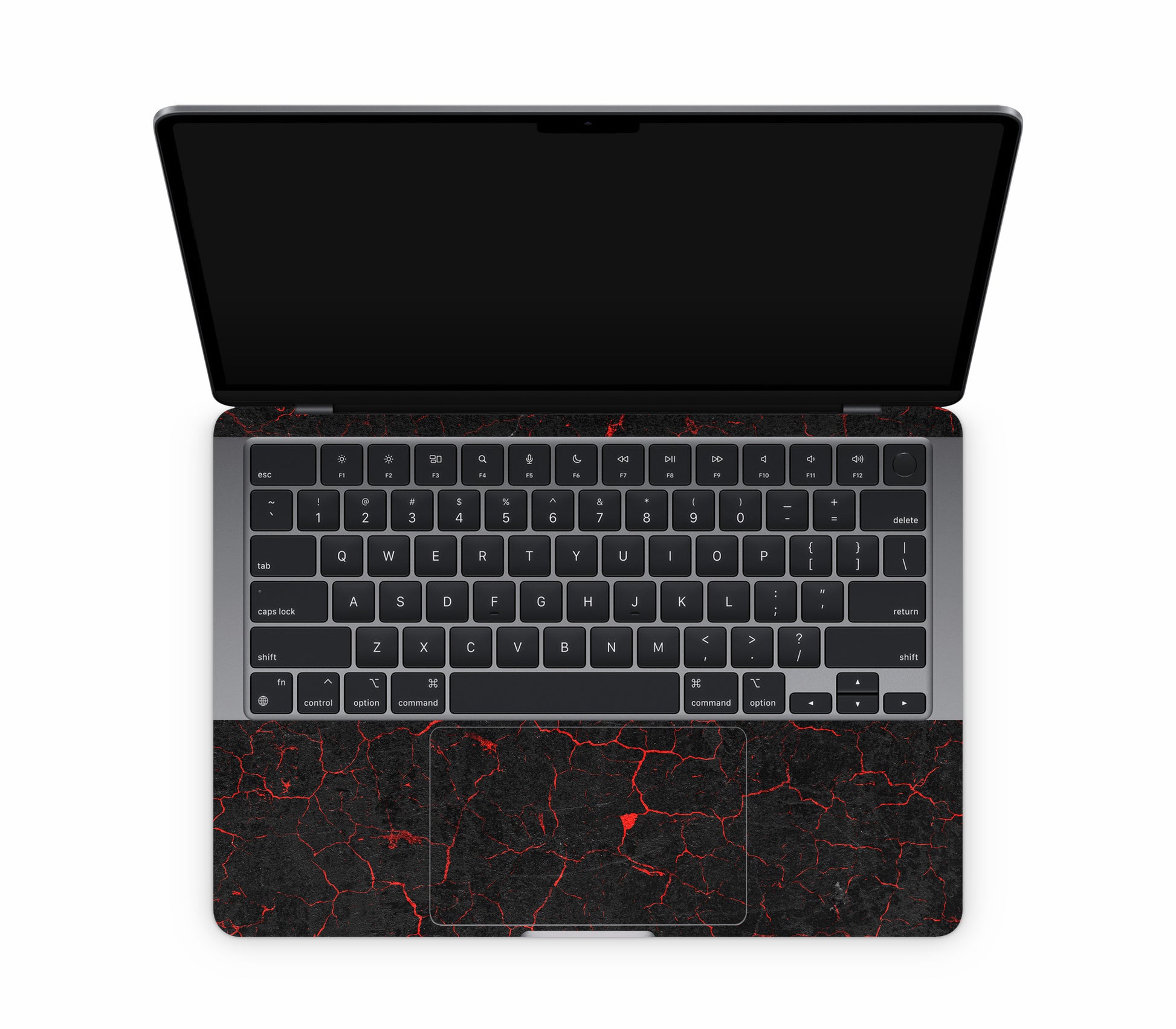 MacBook Air 13" (2025, M4) skin, Hellcrack, inside skin