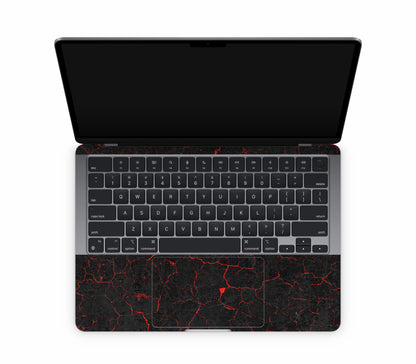 MacBook Air 13" (2025, M4) skin, Hellcrack, inside skin