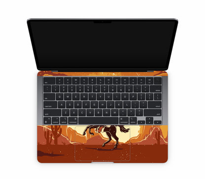 MacBook Air 13" (2026, M5) skin, Cowboy, inside skin