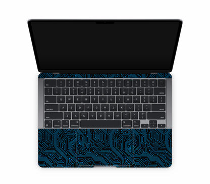 MacBook Air 13" (2026, M5) skin, Eternal Blue, inside skin