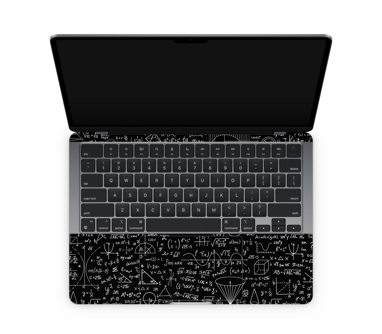 MacBook Air 13" (2026, M5) skin, Math Madness, inside skin