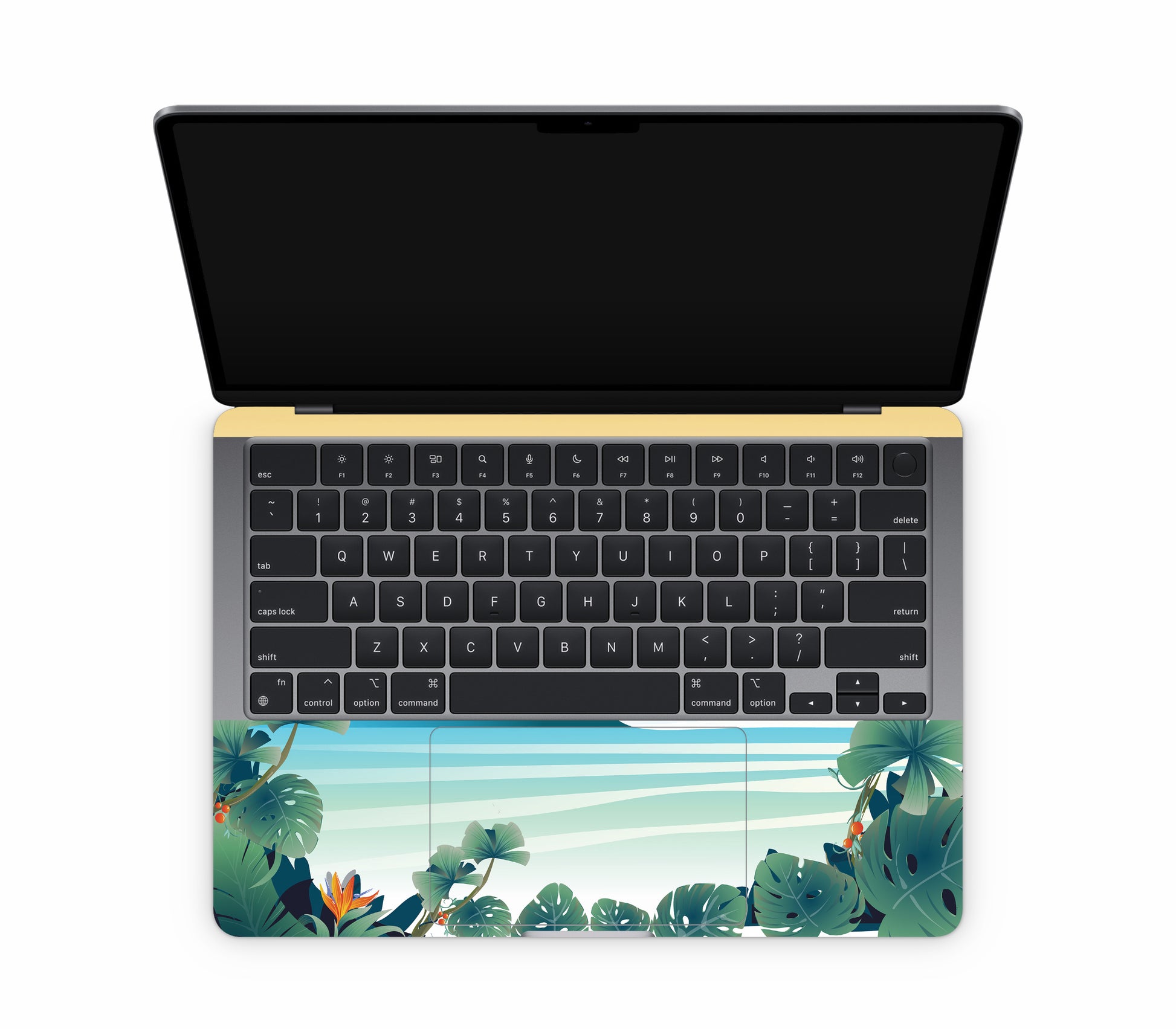 MacBook Air 13" (2026, M5) skin, Sizzle Bay, inside skin