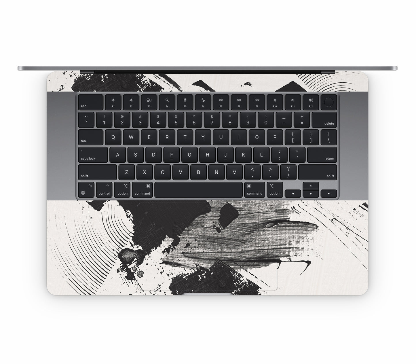 MacBook Air 15" (2023, M2) skin, Black Noir, inside skin