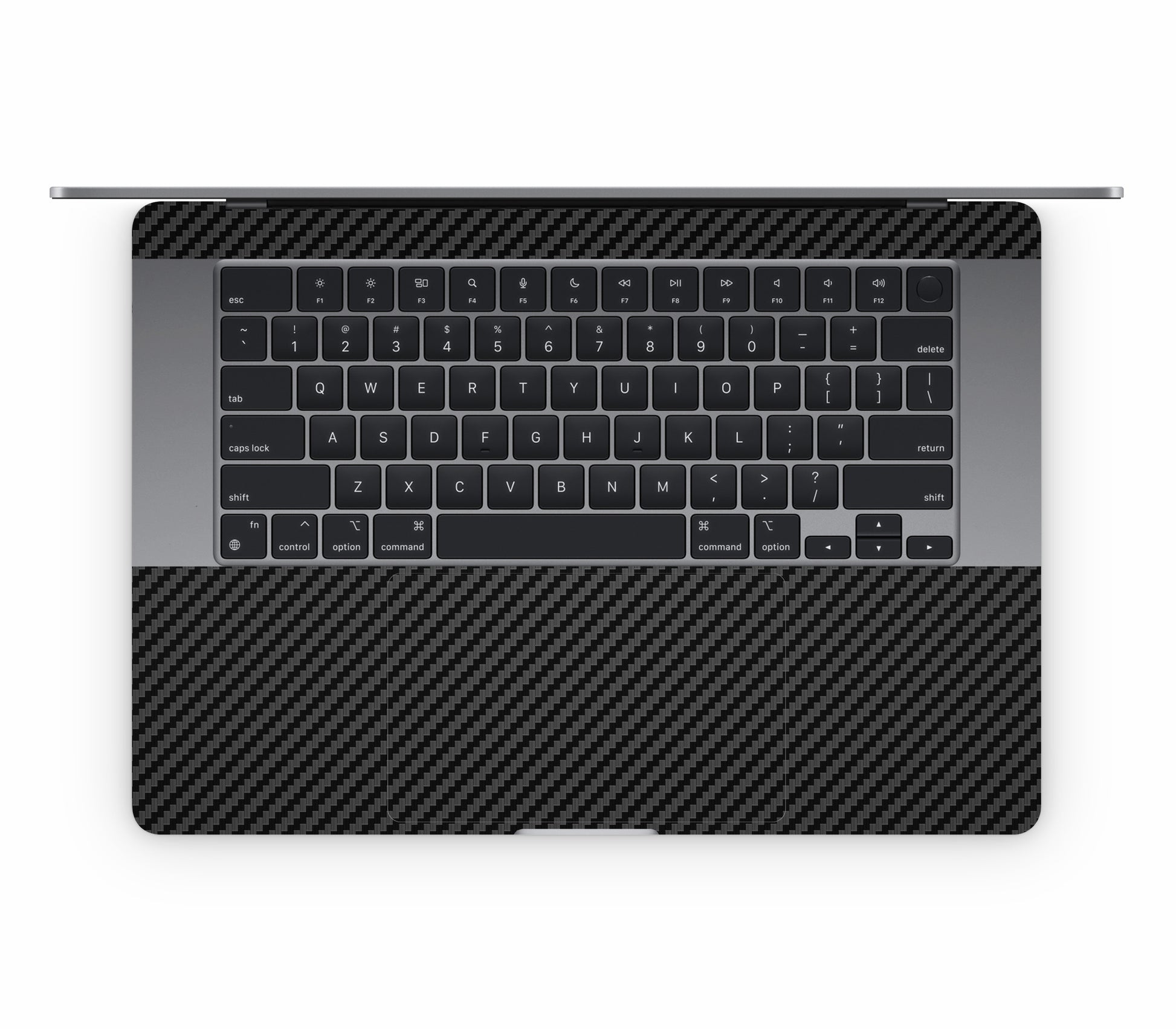 MacBook Air 15" (2023, M2) skin, Code: Carbon, inside skin
