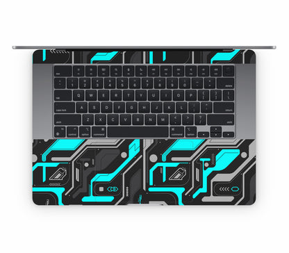 MacBook Air 15" (2023, M2) skin, Code Rot (Glitch), inside skin