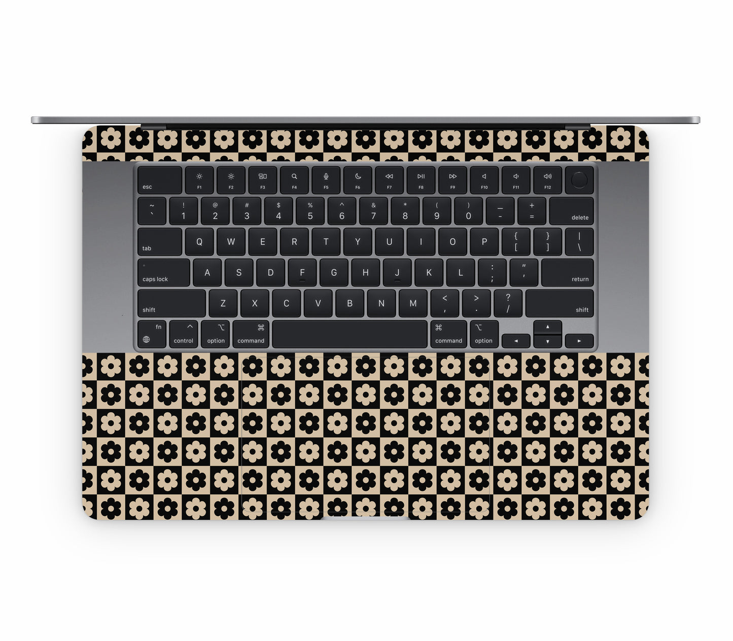 MacBook Air 15" (2023, M2) skin, Floral Grid, inside skin