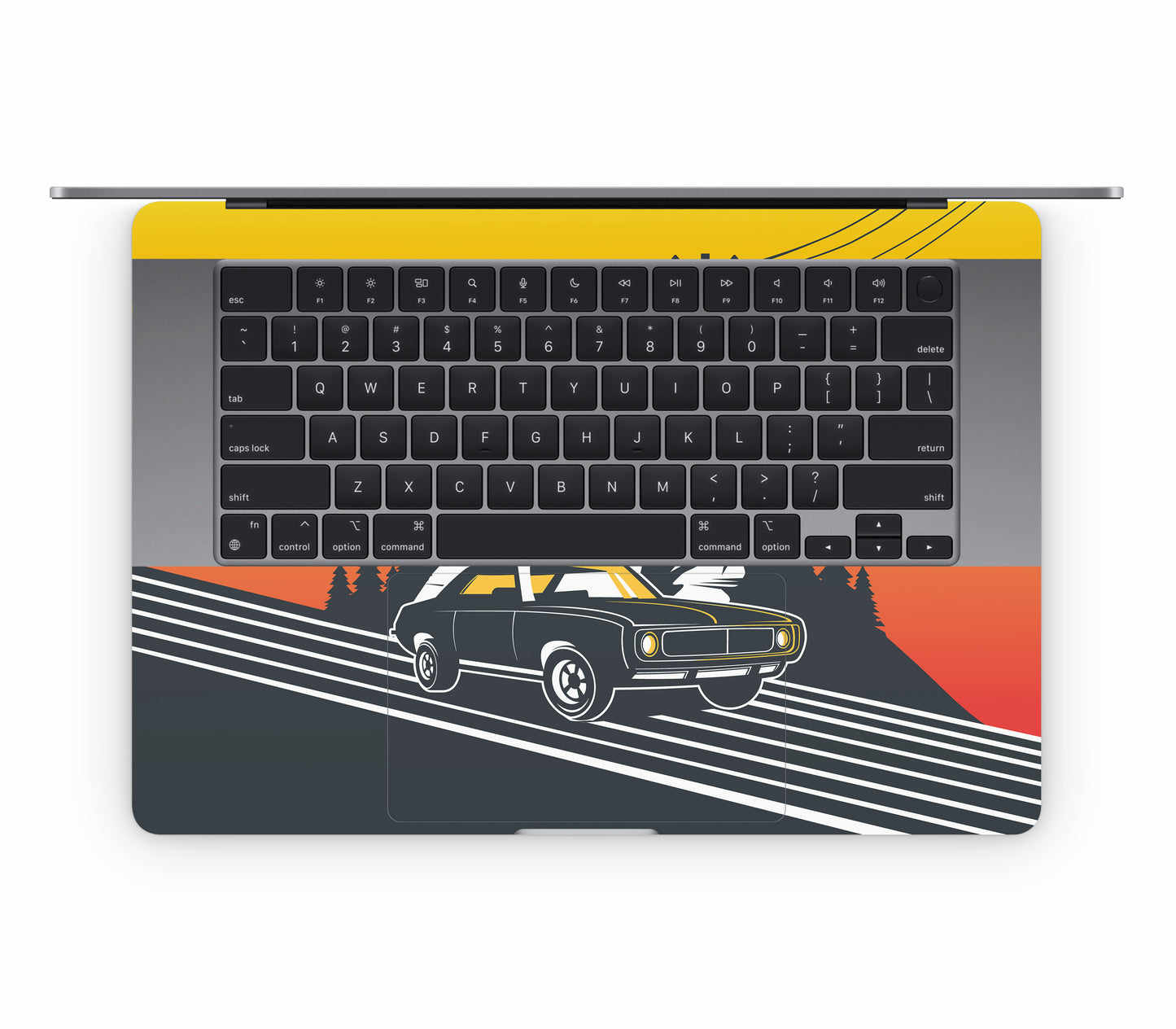 MacBook Air 15" (2023, M2) skin, Last Ride, inside skin