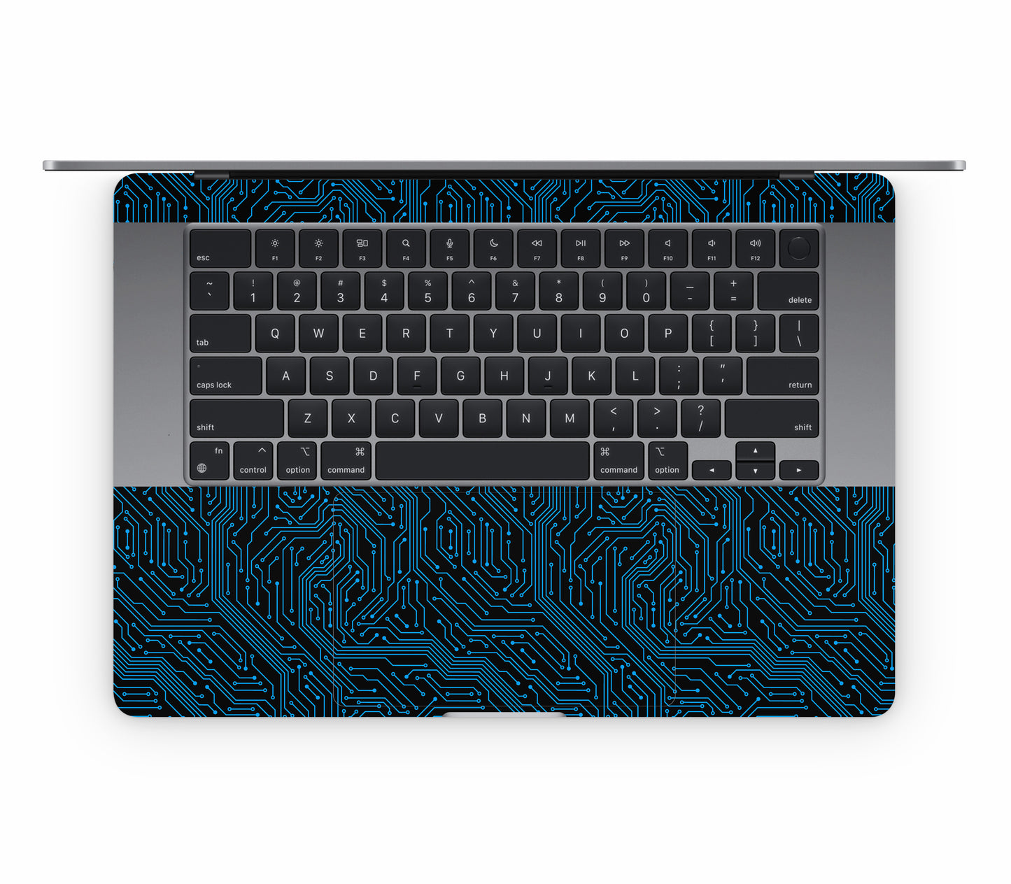MacBook Air 15" (2024, M3) skin, Eternal Blue, inside skin