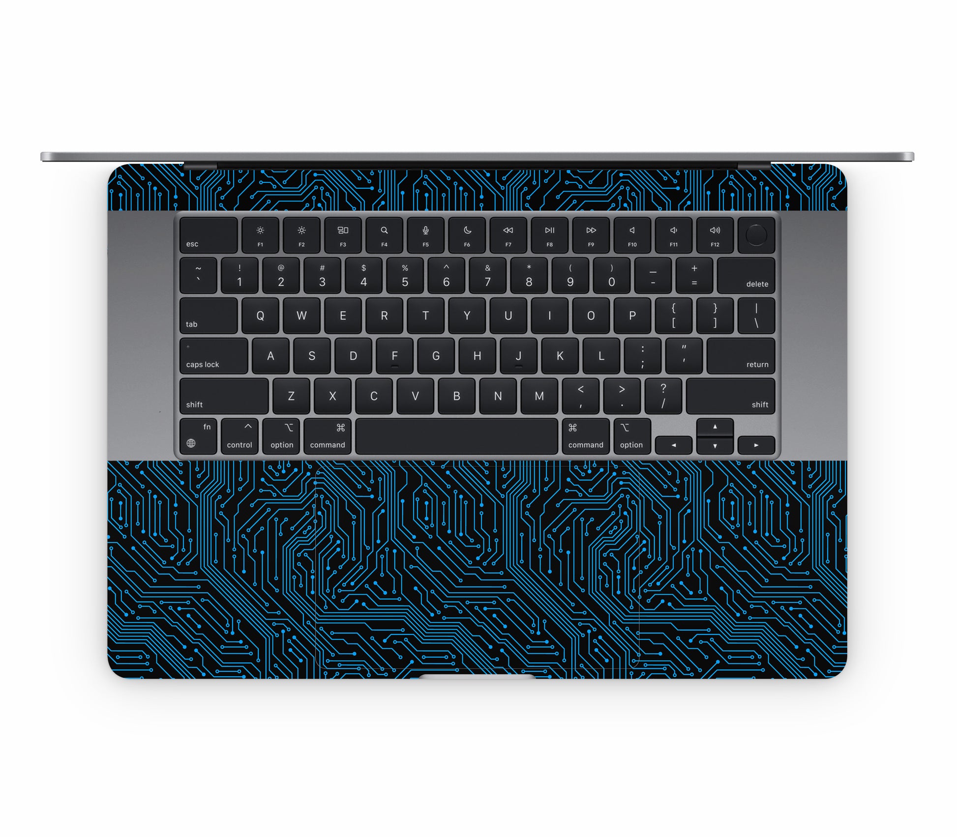 MacBook Air 15" (2024, M3) skin, Eternal Blue, inside skin