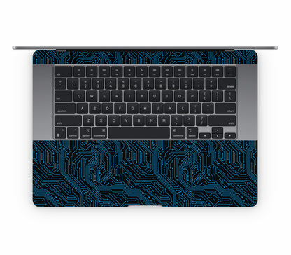 MacBook Air 15" (2024, M3) skin, Eternal Blue, inside skin