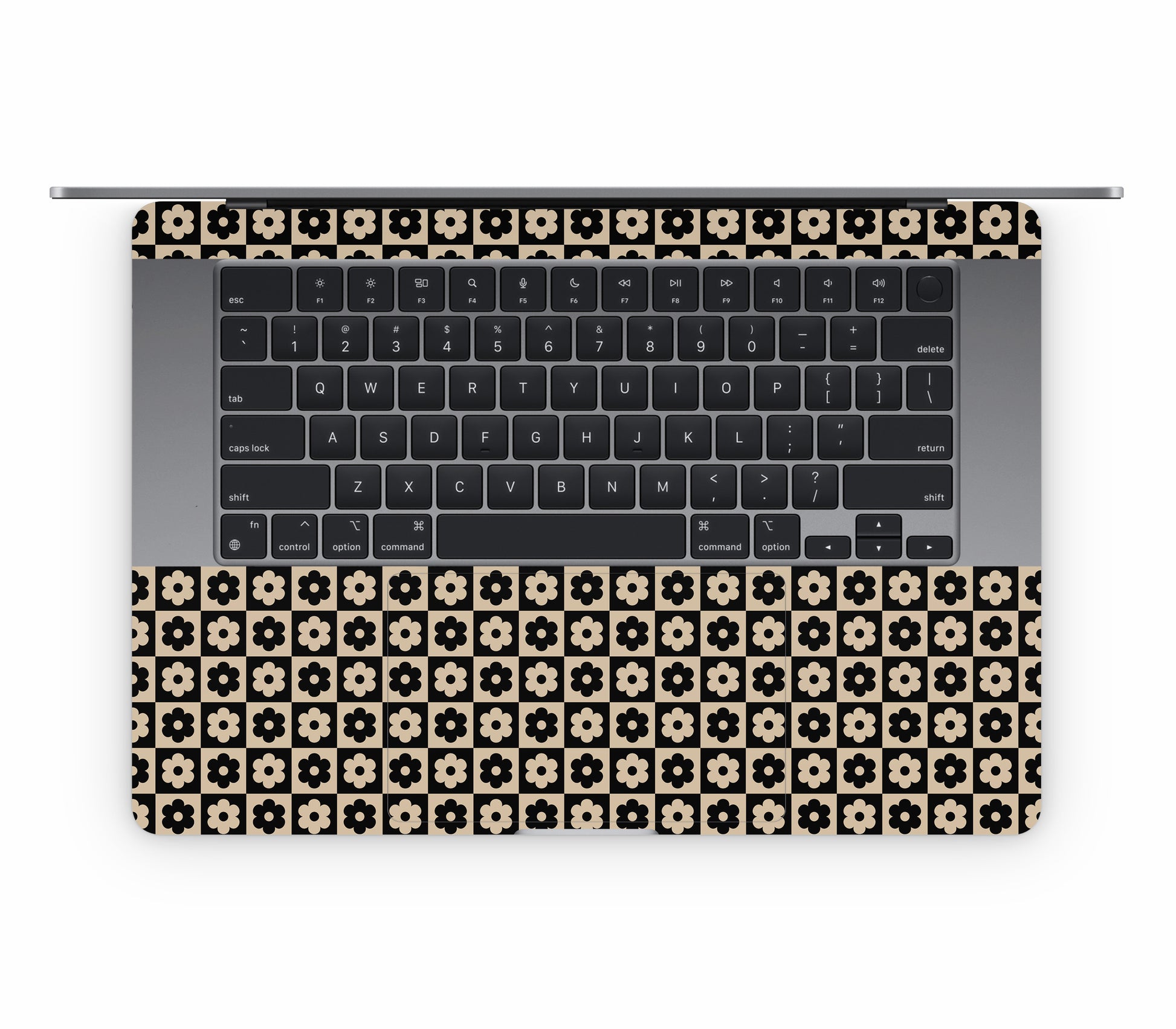 MacBook Air 15" (2024, M3) skin, Floral Grid, inside skin