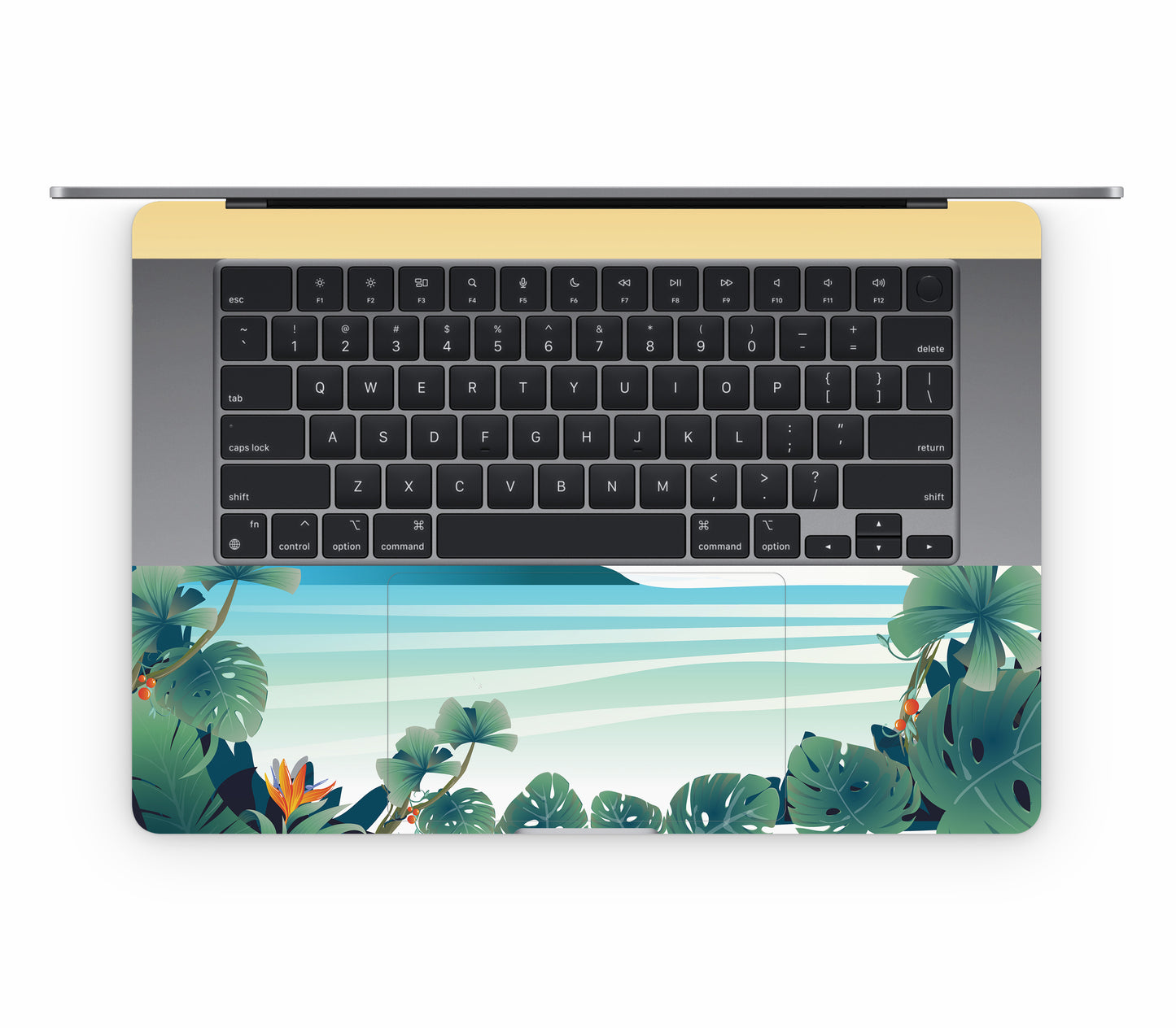 MacBook Air 15" (2024, M3) skin, Sizzle Bay, inside skin