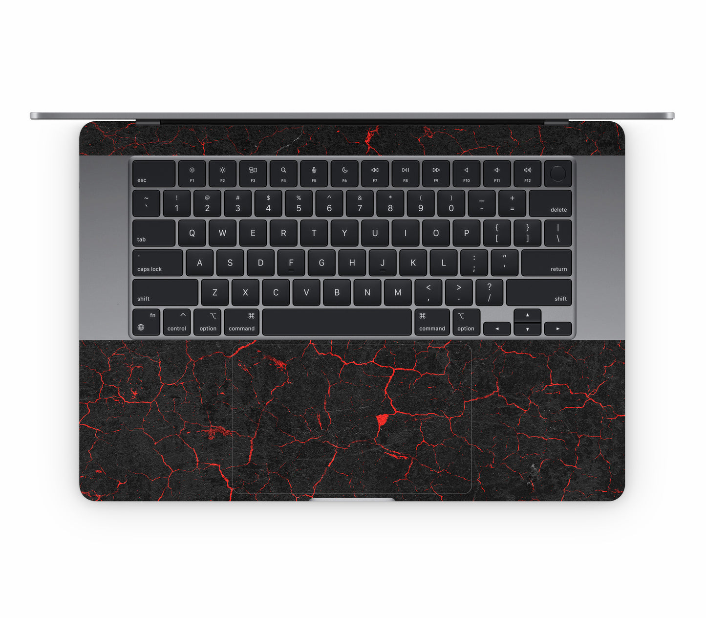 MacBook Air 15" (2025, M4) skin, Hellcrack, inside skin
