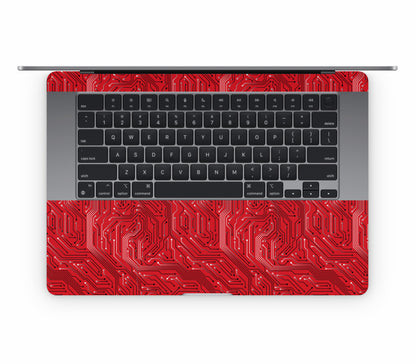 MacBook Air 15" (2025, M4) skin, Redline, inside skin
