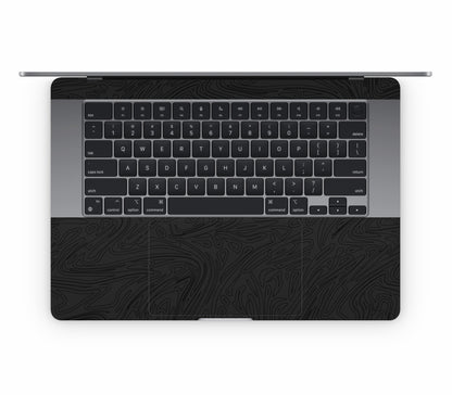 MacBook Air 15" (2026, M5) skin, Black Ice, inside skin