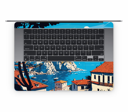 MacBook Air 15" (2026, M5) skin, Coastal Clouds, inside skin